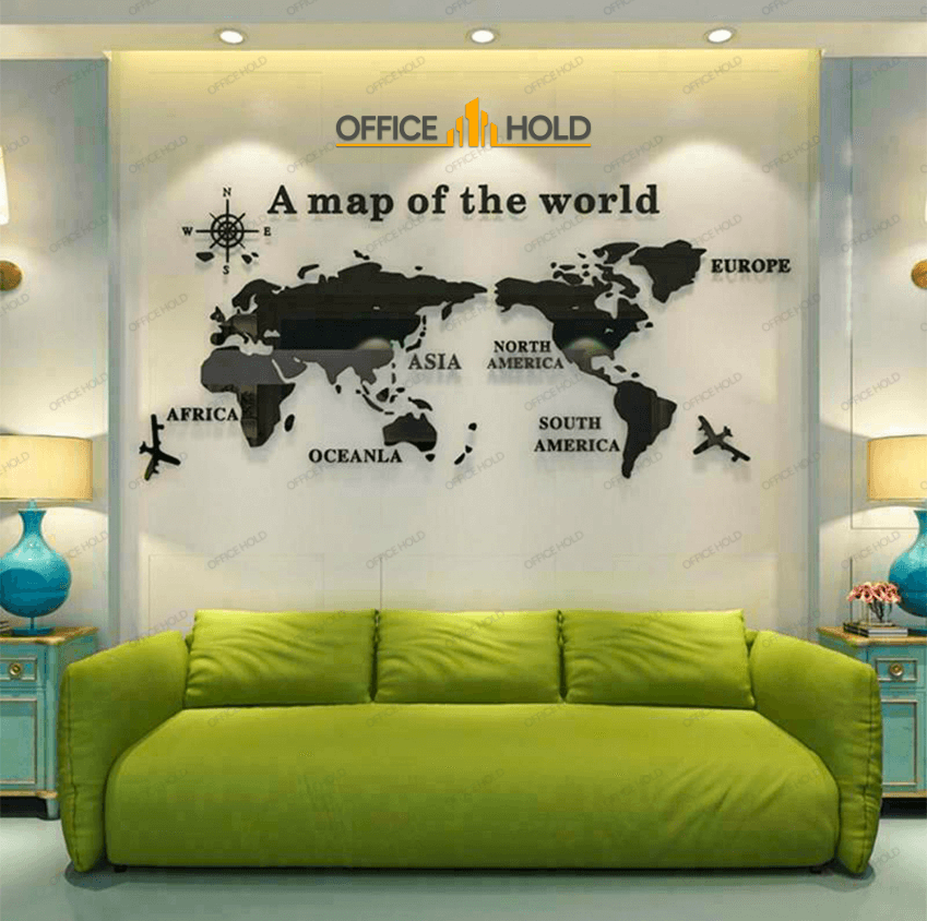 Hot! World Map 3D Design - imixpress.com