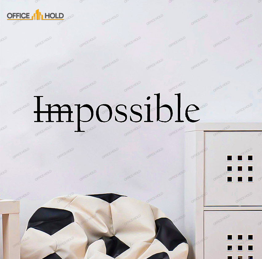 Possible Impossible Inspiring Office Decor (ip01) - imixpress.com