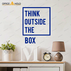 Think Out Side The Box Motivational Office Wall (totb01) - imixpress.com