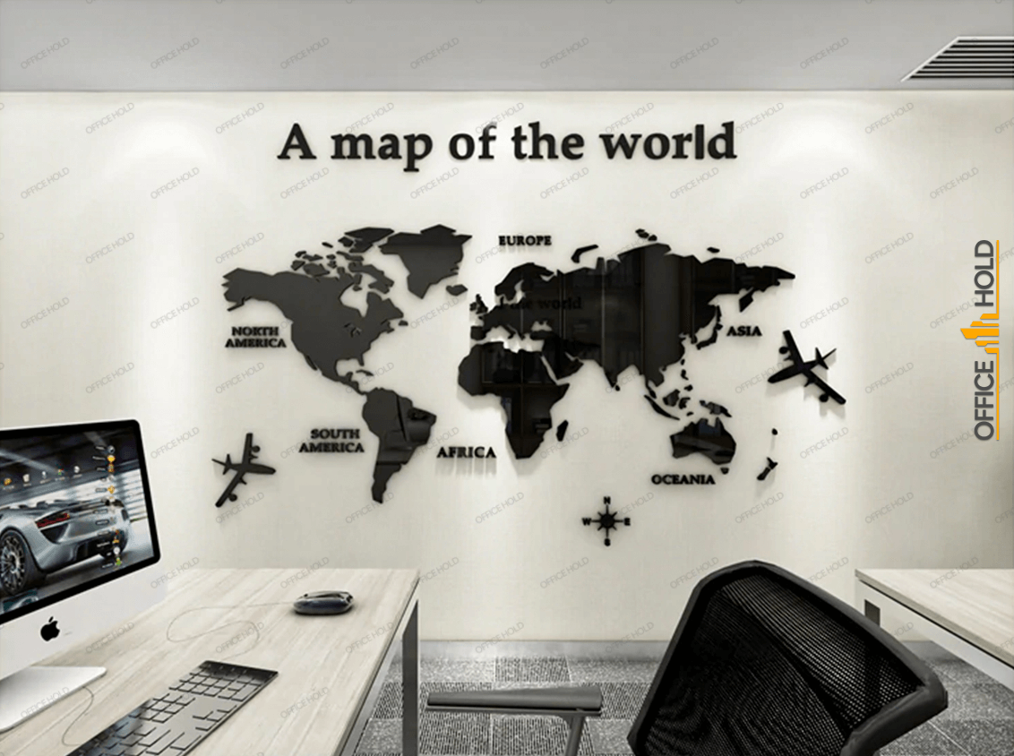 Hot! World Map 3D Design - imixpress.com