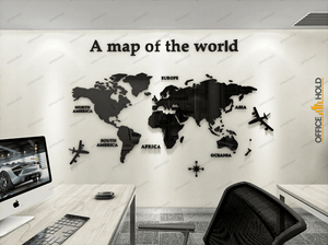 Hot! World Map 3D Design - imixpress.com