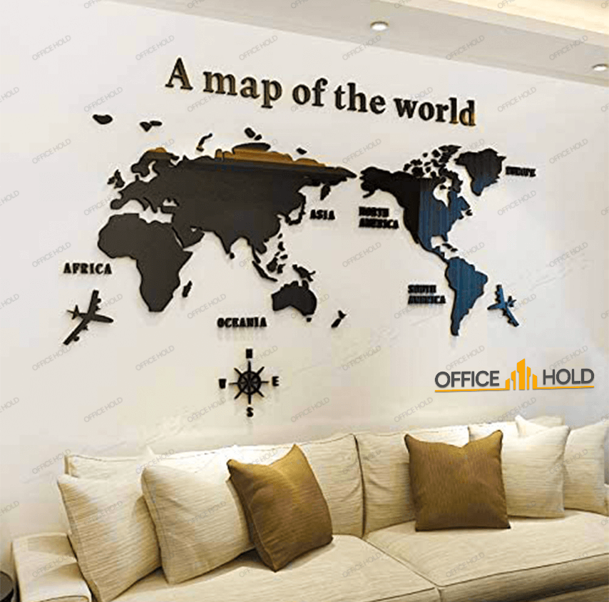 Hot! World Map 3D Design - imixpress.com