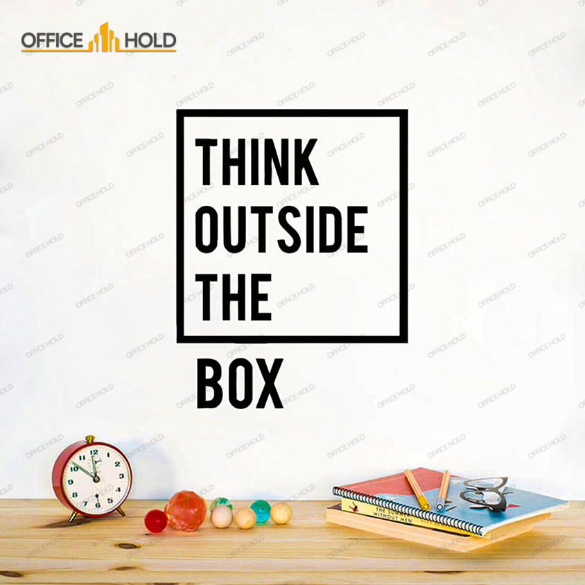 Think Out Side The Box Motivational Office Wall (totb01) - imixpress.com