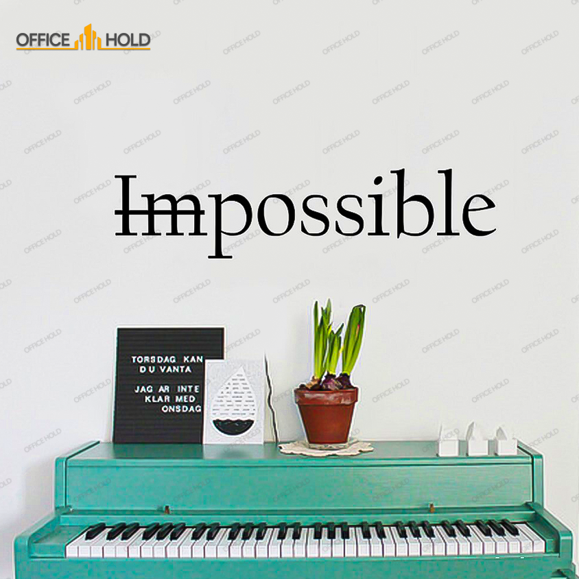 Possible Impossible Inspiring Office Decor (ip01) - imixpress.com