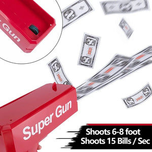 Money Gun Paper Spary Machine Toy - imixpress.com