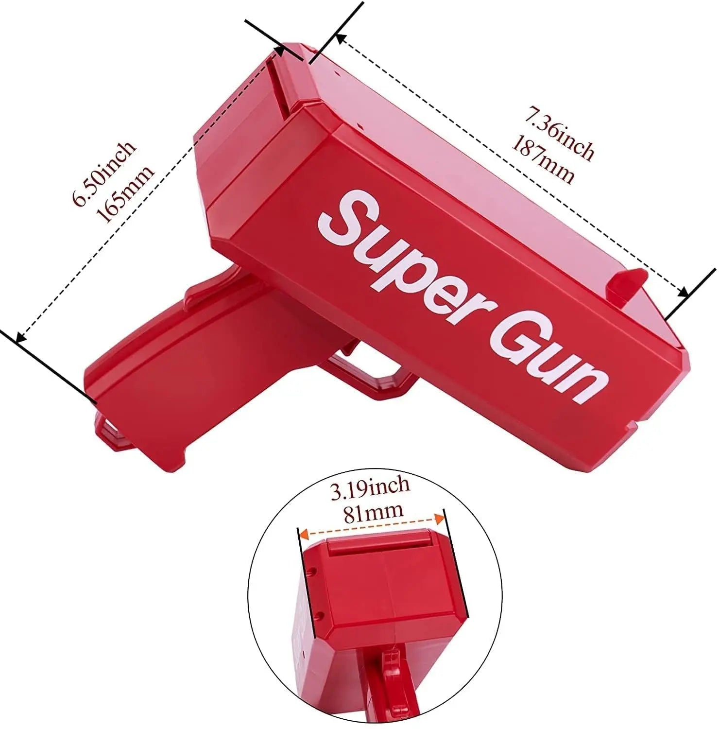 Money Gun Paper Spary Machine Toy - imixpress.com