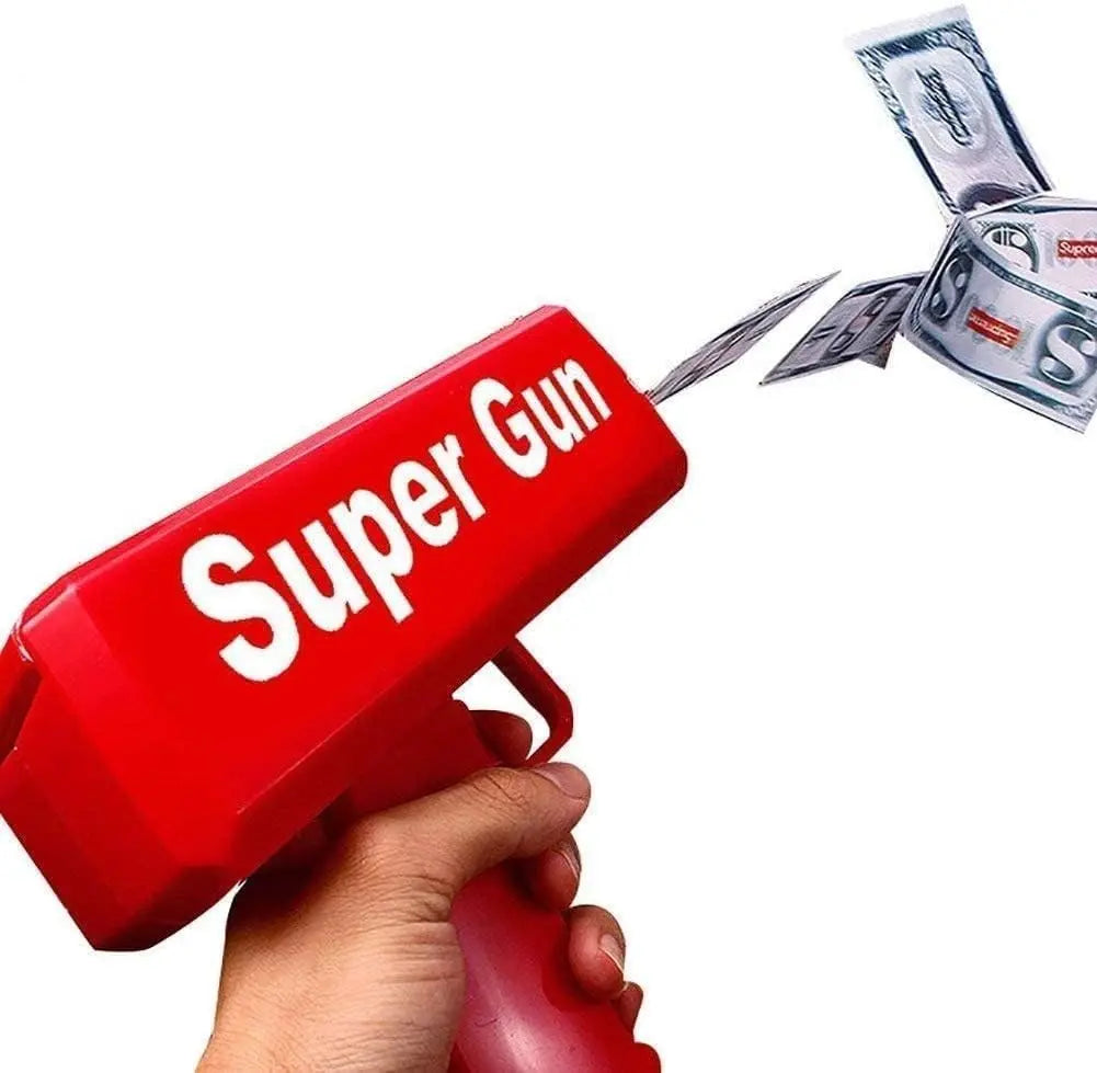 Money Gun Paper Spary Machine Toy - imixpress.com
