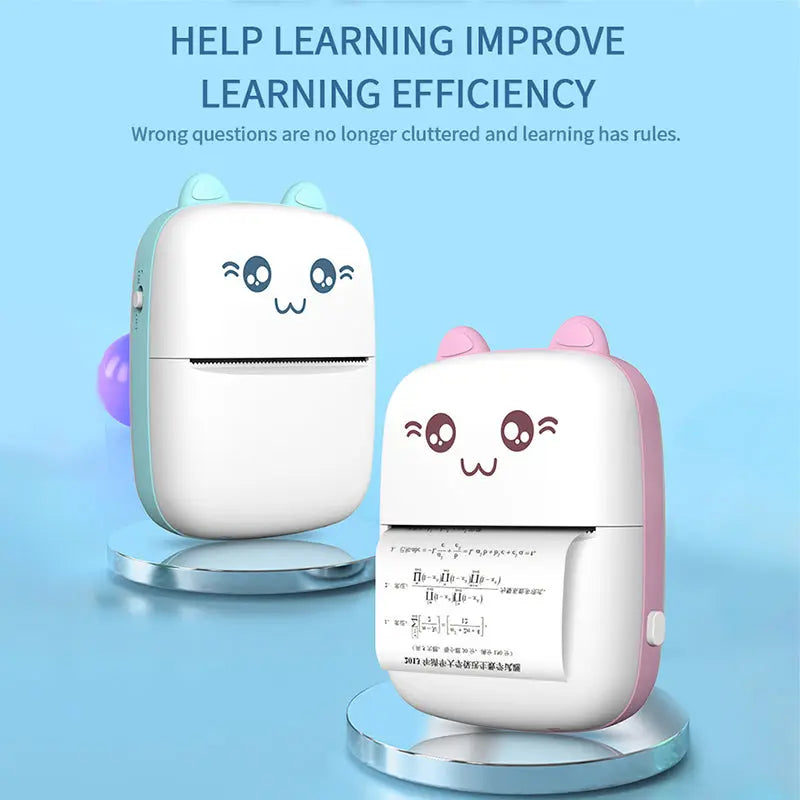 Pocket Inkless Mini Printer - Thermal Portable Bluetooth Wireless Mini Printer - imixpress.com