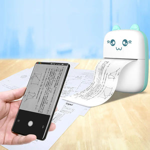 Pocket Inkless Mini Printer - Thermal Portable Bluetooth Wireless Mini Printer - imixpress.com