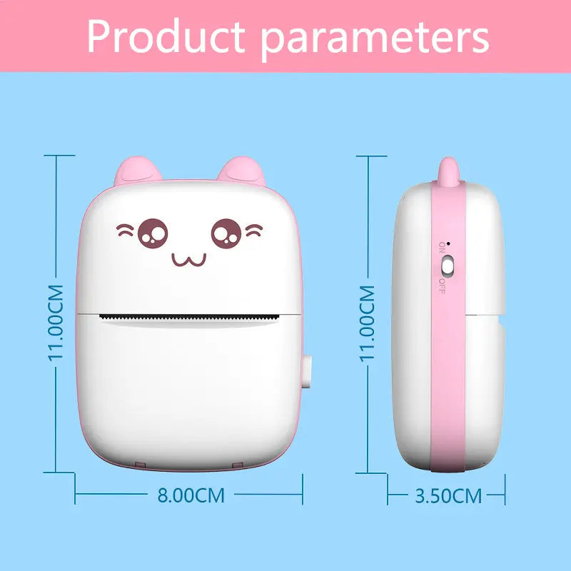 Pocket Inkless Mini Printer - Thermal Portable Bluetooth Wireless Mini Printer - imixpress.com