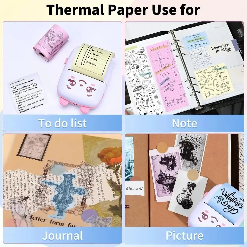 Pocket Inkless Mini Printer - Thermal Portable Bluetooth Wireless Mini Printer - imixpress.com