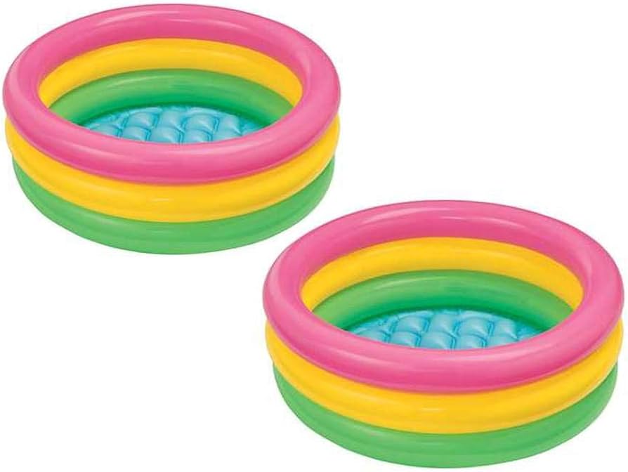 24"X8.5" INTEX SUNSET GLOW BABY POOL(57107) - imixpress.com