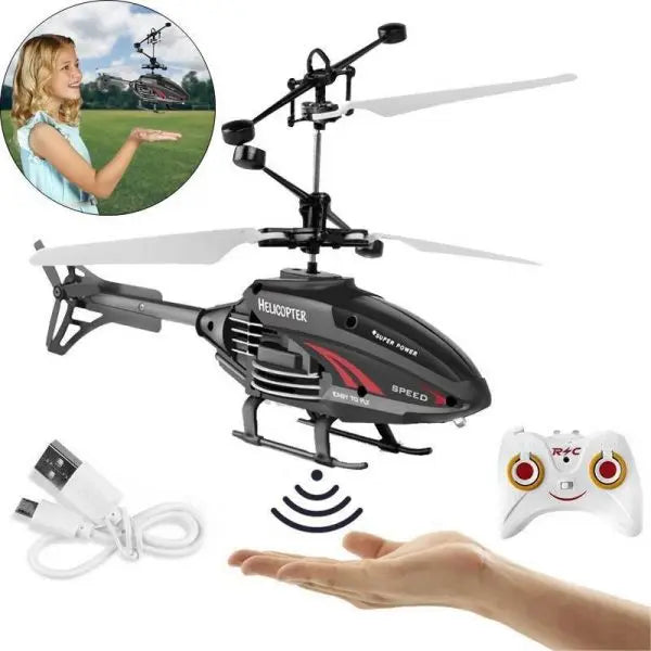 Premium Remote Control Helicopter for Kids and Adults, Gyro RC Helicopter, Indoor/Outdoor Helicopter Toy - imixpress.com