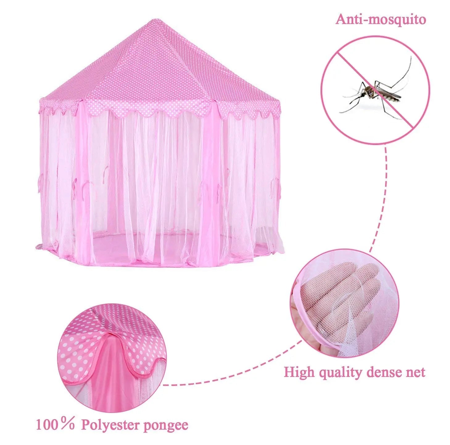 Princess Castle Play Tent House for Kids – Dreamy Playhouse for Your Little Princess - imixpress.com