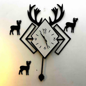 Diamond Shape Pendulum Wall Clock - imixpress.com