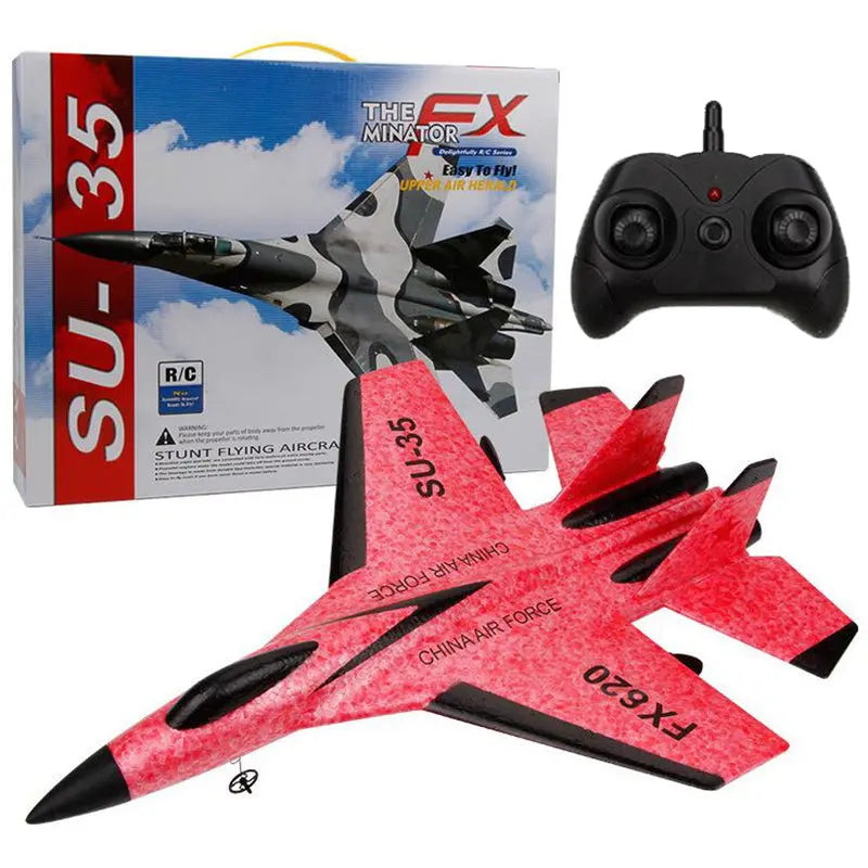 Remote Control Flying Foam Airplane RC Plane for Kids - imixpress.com