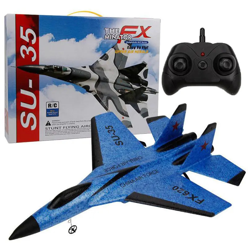 Remote Control Flying Foam Airplane RC Plane for Kids - imixpress.com