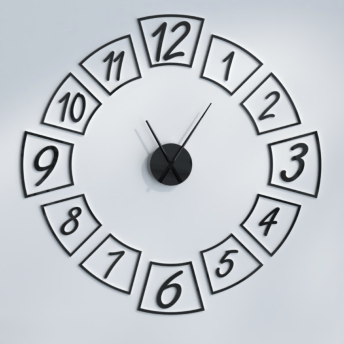 Premium Acrylic Wall Clock with 12 inch needles(cp06) - imixpress.com