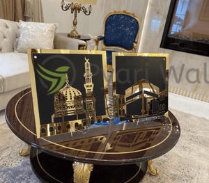 Islamic Wall hanging Khana Kaaba and Roza Rasool (SAW) Set - Walls Decor - imixpress.com