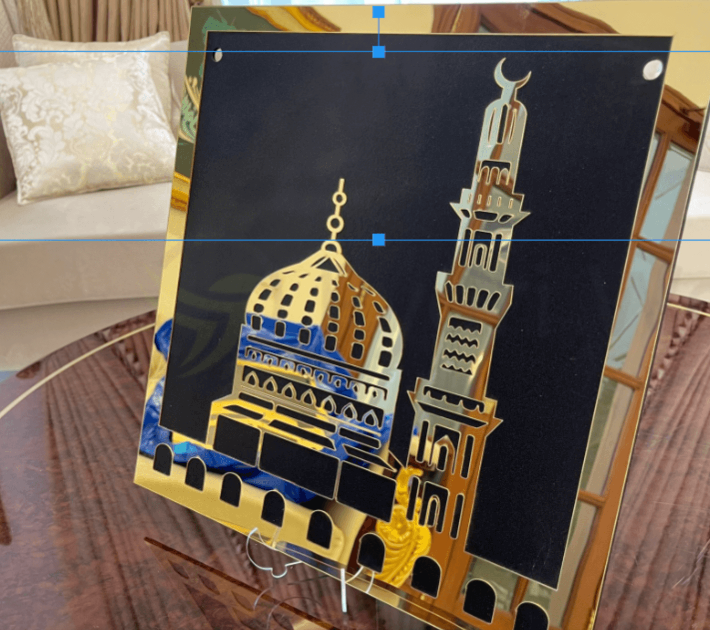 Islamic Wall hanging Khana Kaaba and Roza Rasool (SAW) Set - Walls Decor - imixpress.com