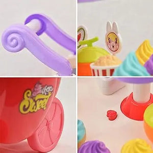 Sweet Cake Cart Toy LED Lights and Music Toy for Kids ( 30 Pieces) - imixpress.com