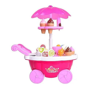 Sweet Cake Cart Toy LED Lights and Music Toy for Kids ( 30 Pieces) - imixpress.com
