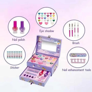 Unicorn Girls Safe & Pretend Play Cosmetic Makeup Case Beauty Kit - imixpress.com