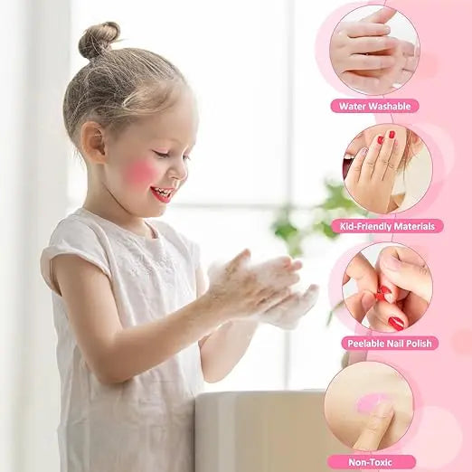 Unicorn Girls Safe & Pretend Play Cosmetic Makeup Case Beauty Kit - imixpress.com
