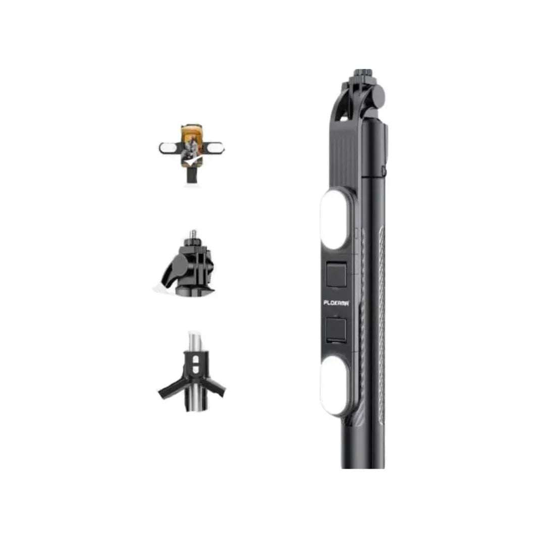 5 in 1 Selfie Stick + Tripod Stand with Bluetooth Remote - imixpress.com