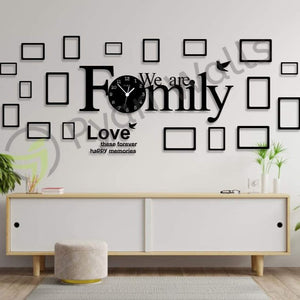 Big Family Frames Clock - Wall Clock - imixpress.com