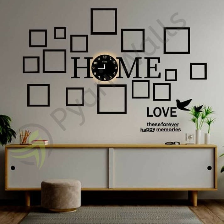 Home clock with frames - imixpress.com