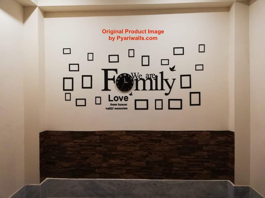 Big Family Frames Clock - Wall Clock - imixpress.com
