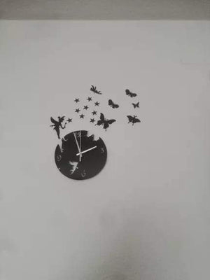 Fairy Clock Black - imixpress.com