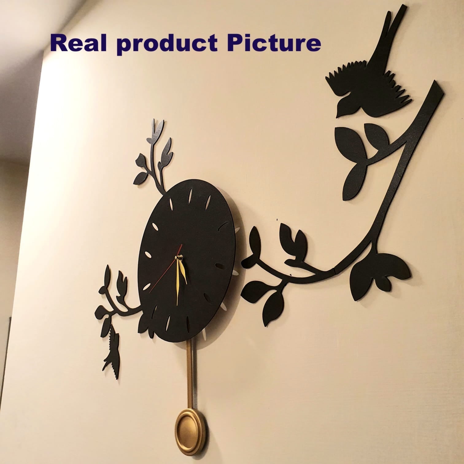 Birds on Branches Scenic Pendulum Clock - imixpress.com
