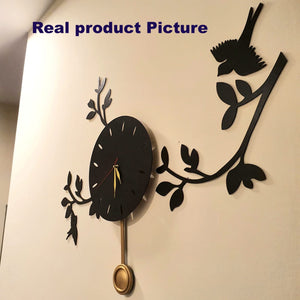 Birds on Branches Scenic Pendulum Clock - imixpress.com