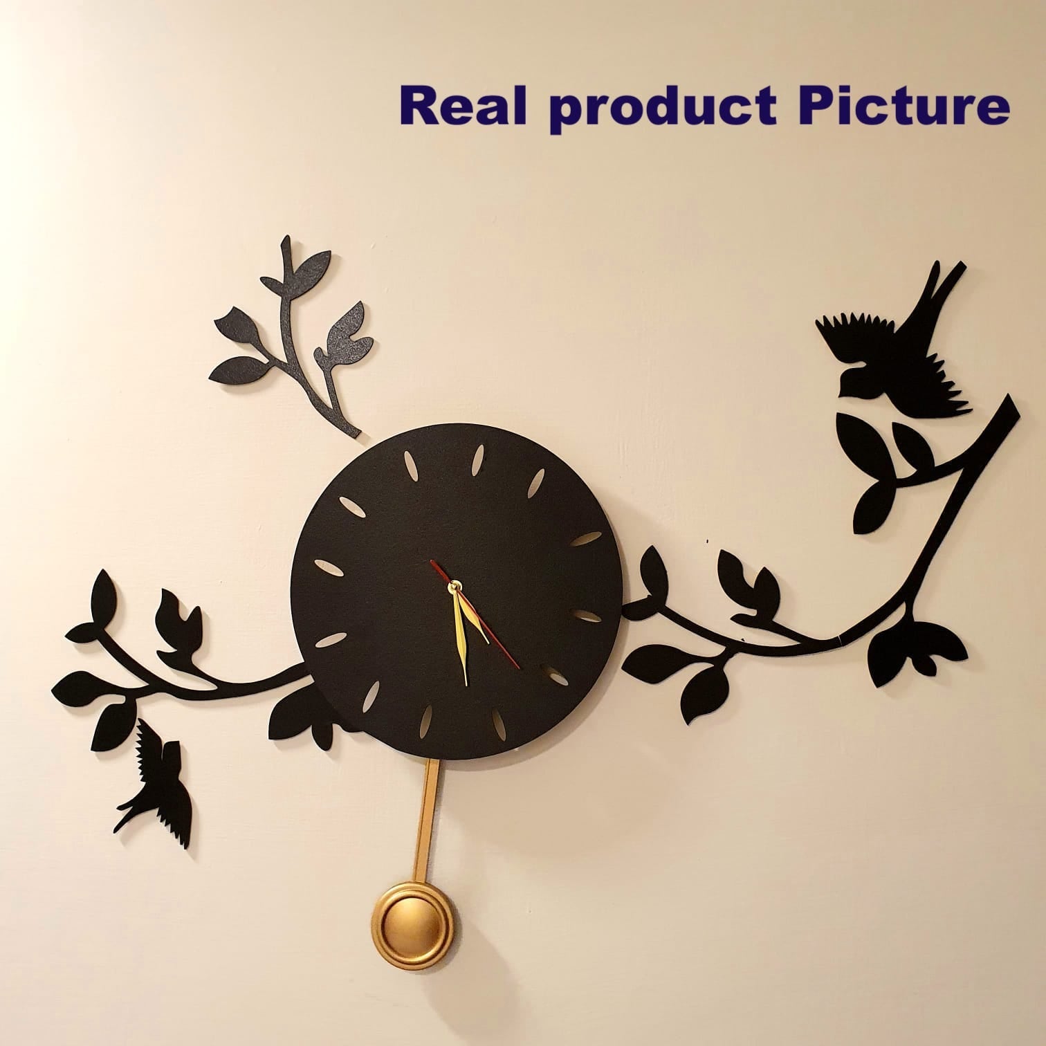 Birds on Branches Scenic Pendulum Clock - imixpress.com