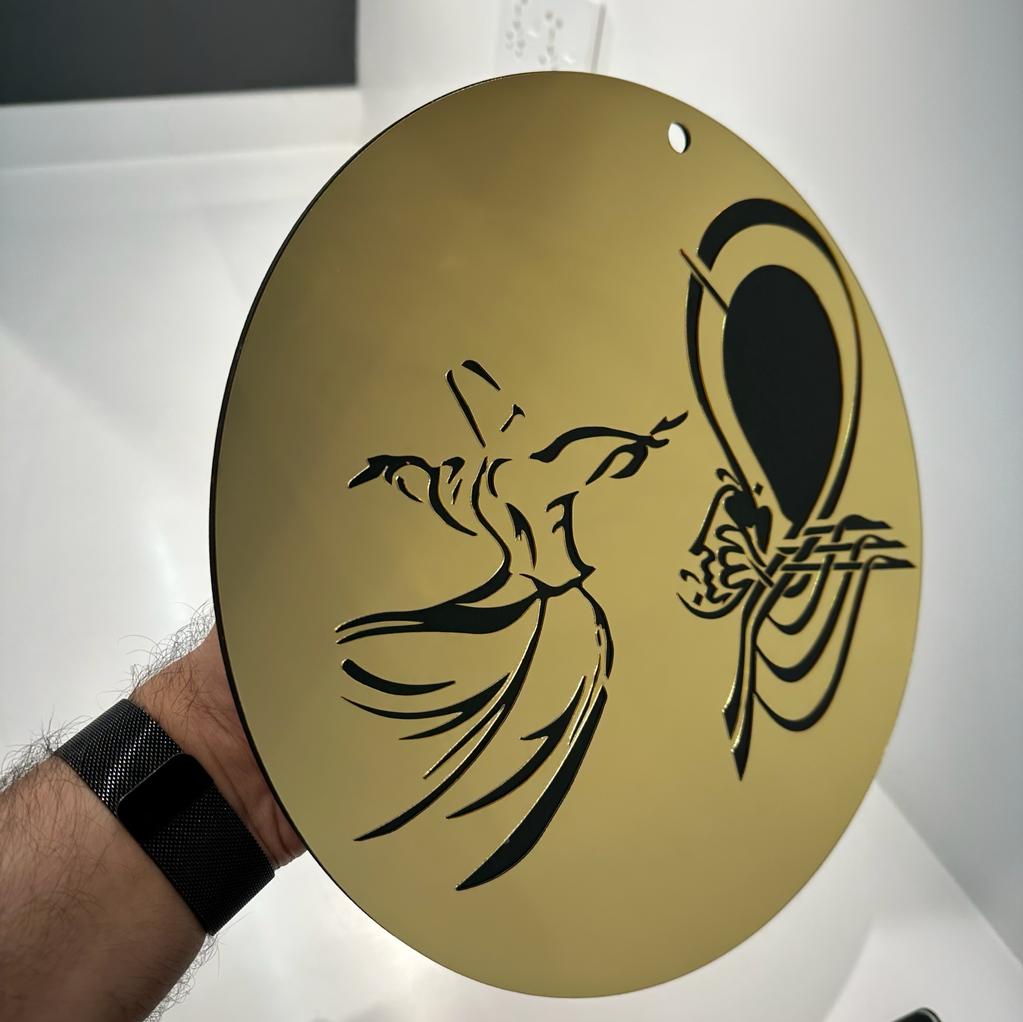 Persian Style Premium Acrylic Islamic Calligraphy - imixpress.com