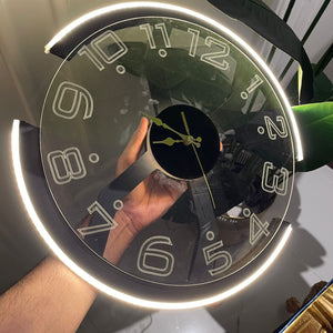 Modern Style Neon Clock Ambient Light - imixpress.com