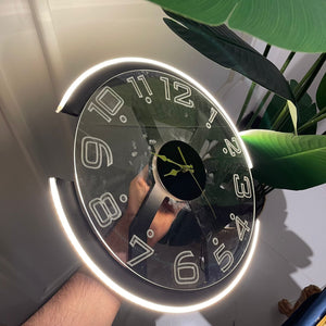 Modern Style Neon Clock Ambient Light - imixpress.com