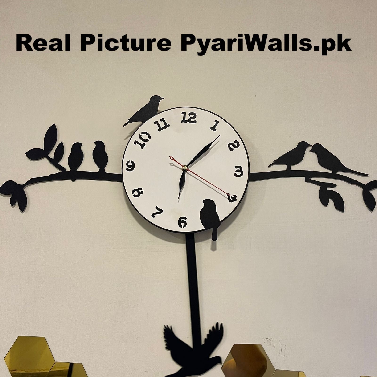 New Latest Style 2024 Birds Tree Pendulum clock White Dial - imixpress.com
