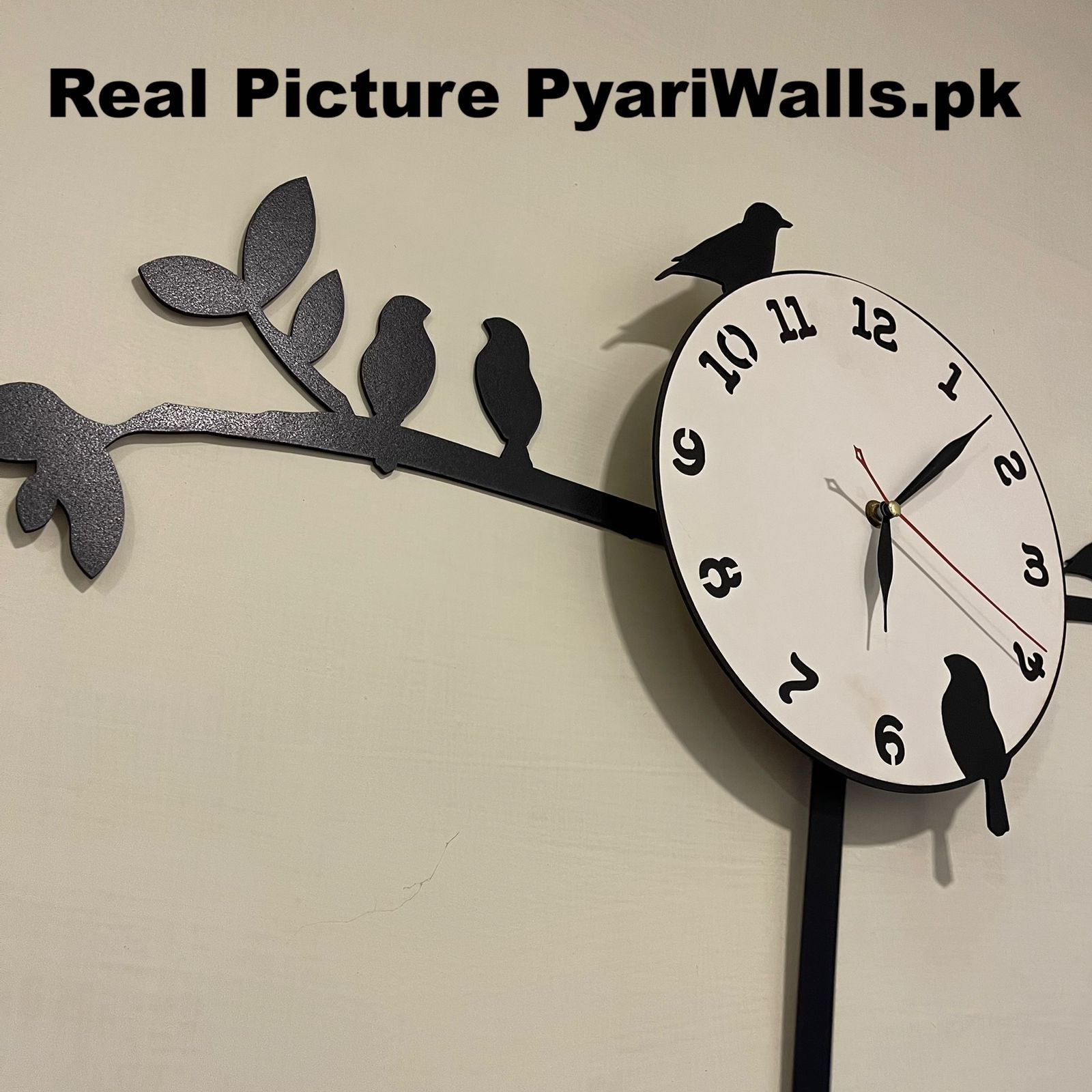 New Latest Style 2024 Birds Tree Pendulum clock White Dial - imixpress.com