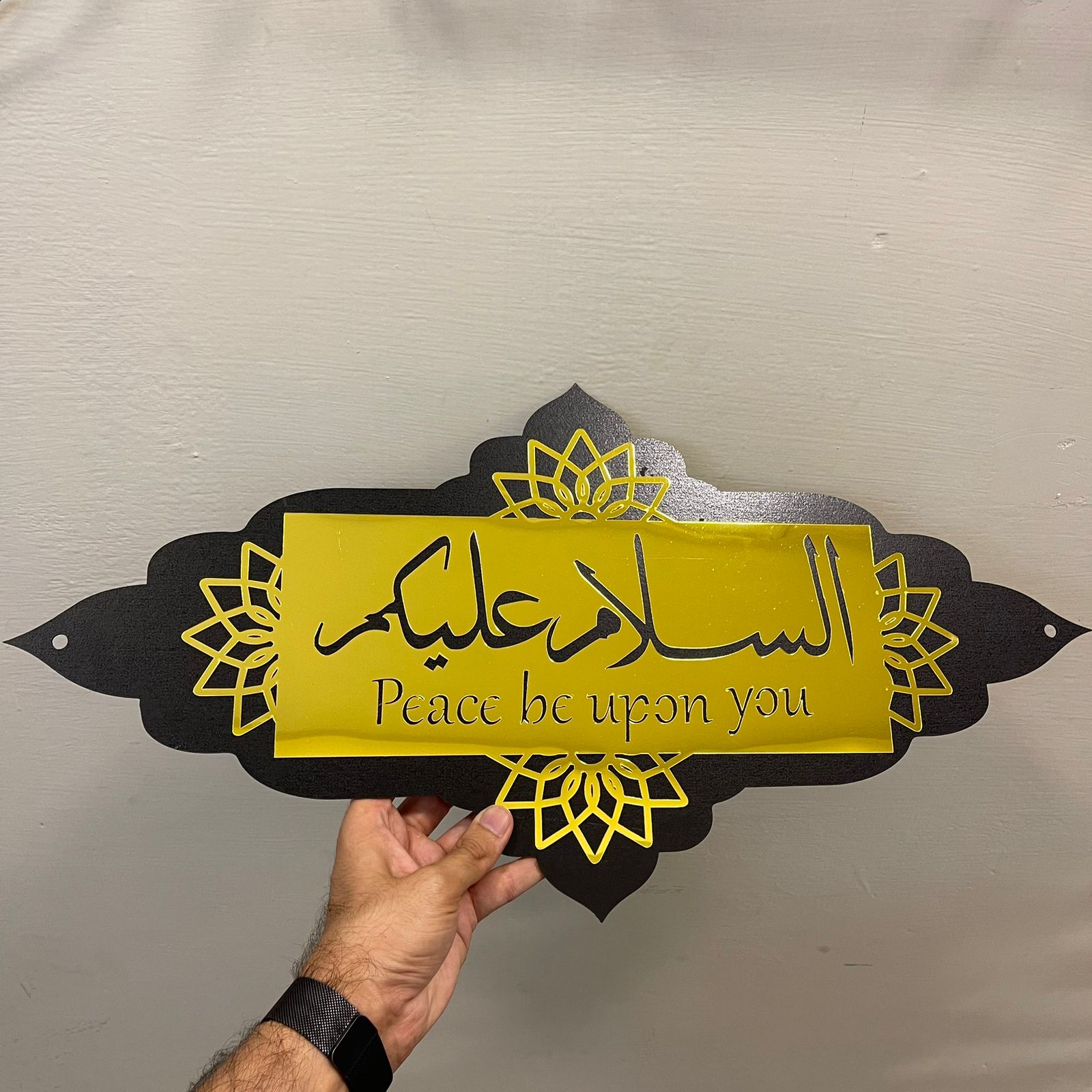 Islamic Greeting Sign board Asalam u Alaikum - imixpress.com