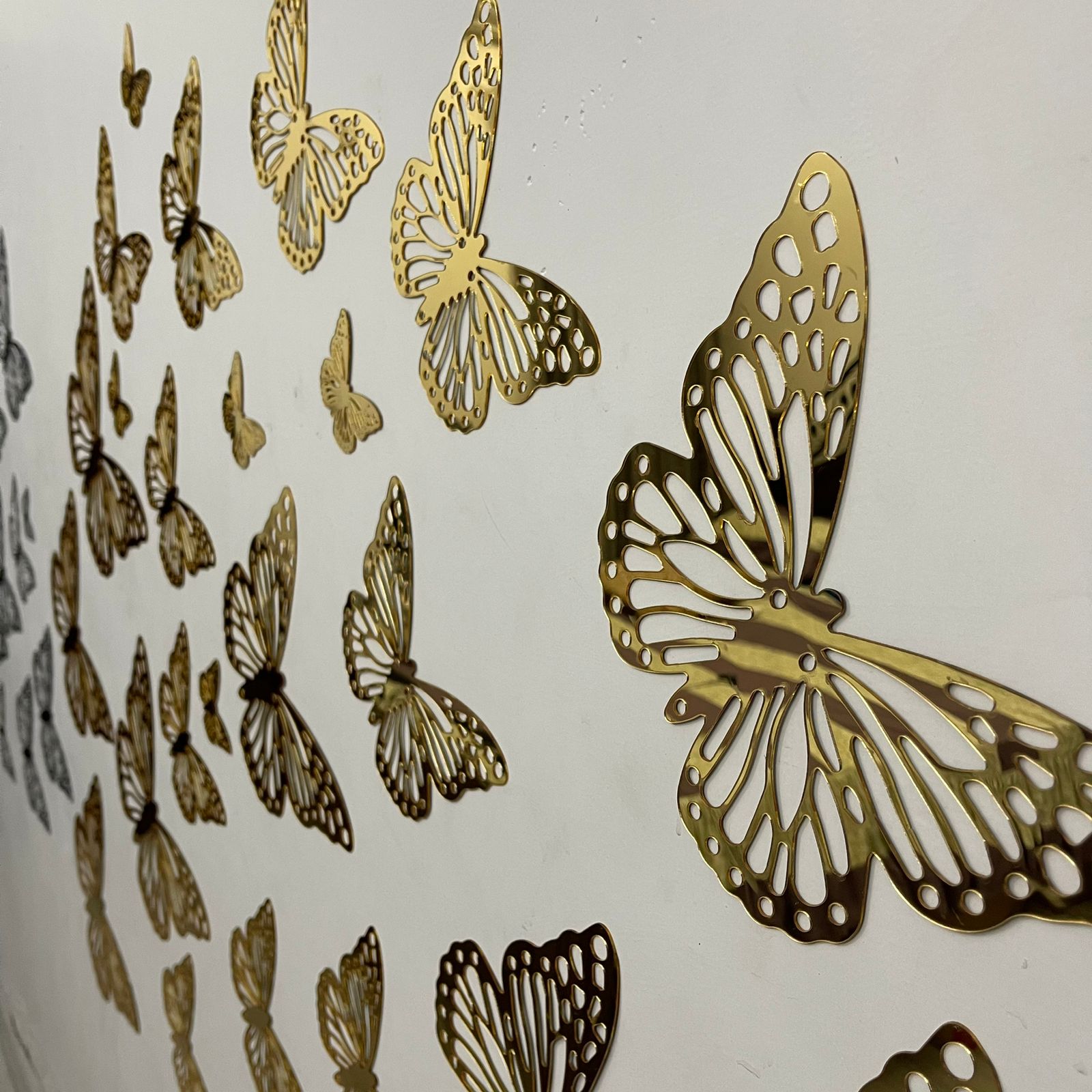 New 2024 Style Acrylic Mirror butterflies set for Wall Decor - imixpress.com