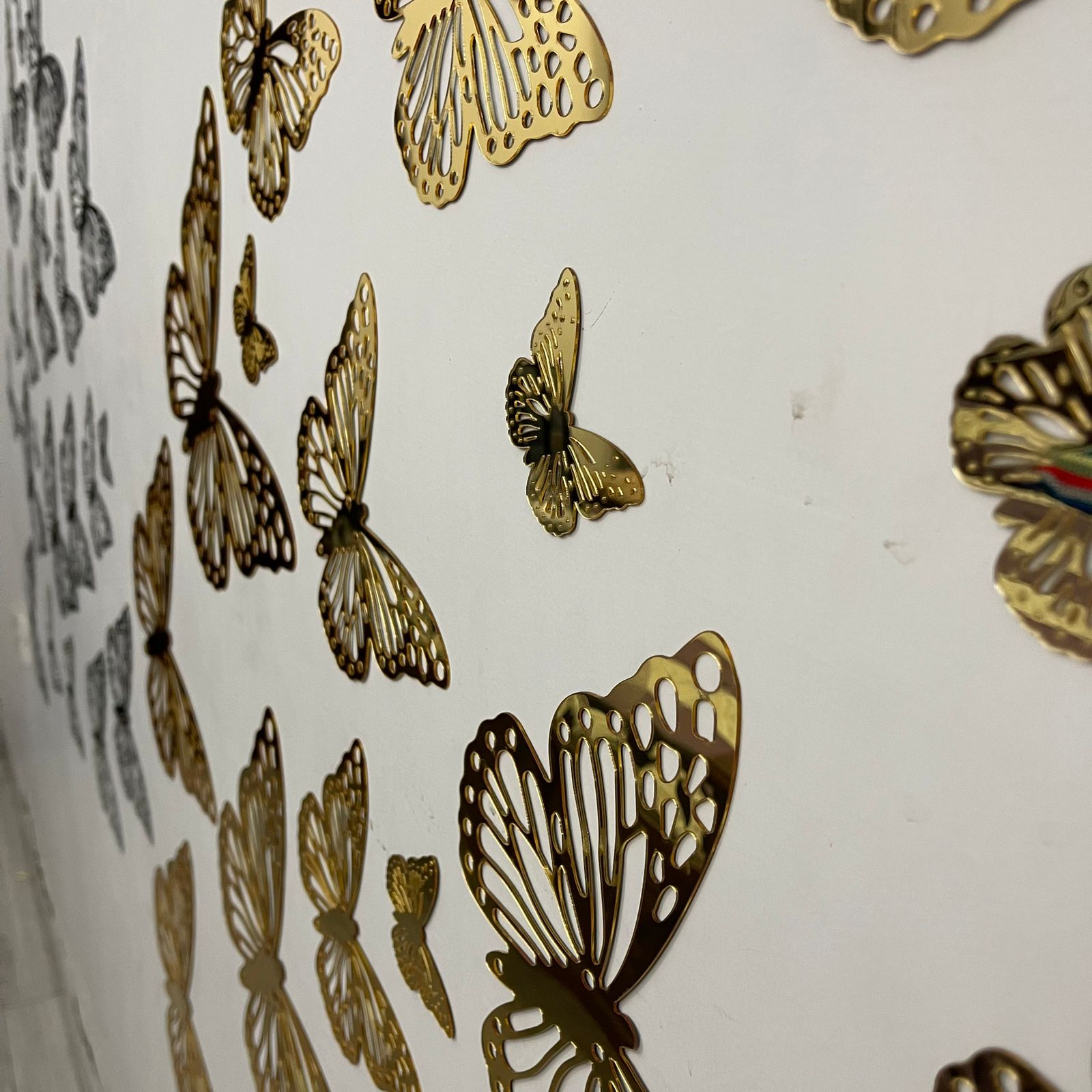 New 2024 Style Acrylic Mirror butterflies set for Wall Decor - imixpress.com