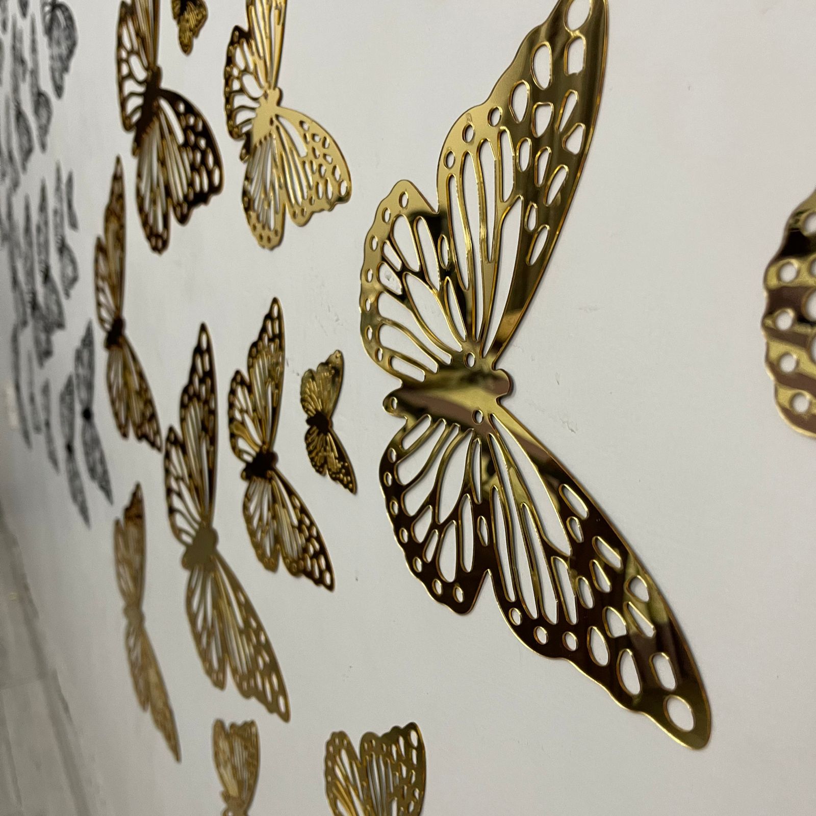 New 2024 Style Acrylic Mirror butterflies set for Wall Decor - imixpress.com
