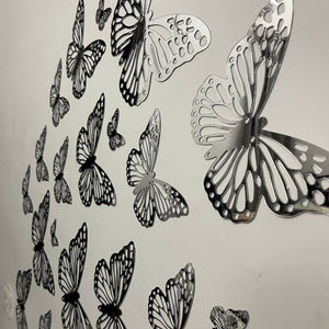 New 2024 Style Acrylic Mirror butterflies set for Wall Decor - imixpress.com
