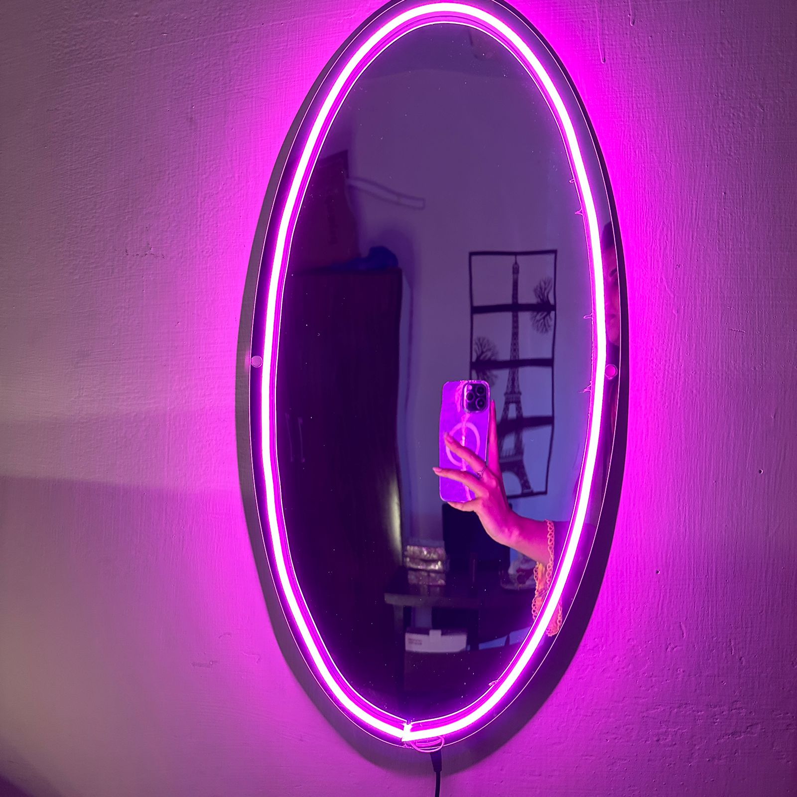 Neon Selfie Acrylic mirror for Room Walls - imixpress.com