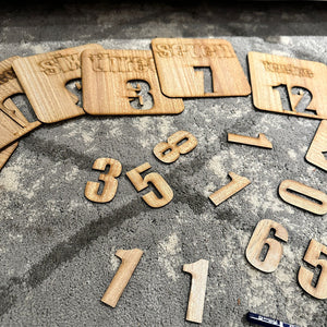 Kids Wooden Drawing Stencils English/Urdu/Mathematics Alphabets Learning Puzzle Toys - imixpress.com