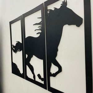 Wooden Wall decor Horse Scenery - imixpress.com