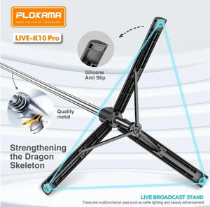 5 in 1 Selfie Stick + Tripod Stand with Bluetooth Remote - imixpress.com